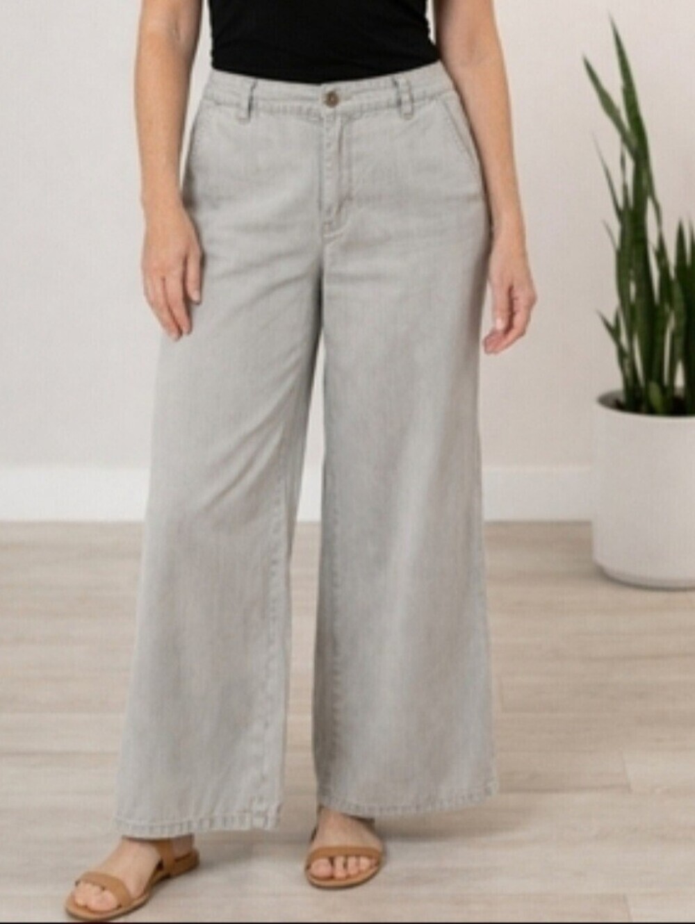 Sundance 100% tencel wide leg high rise Y2k 90s baggy relaxed fit boho size 4